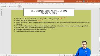 Blocking Social Media traffic on the Ubiquiti EdgeRouter [upl. by Attezi87]