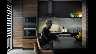 Our Modern Black Kitchen Remodel amp Design Smart Home Kitchen [upl. by Hanfurd]