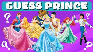 Guess The Disney Princess by her PRINCE QUIZ 👑 Character Quiz [upl. by Sarad]