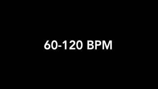 60120 BPM Accelerating Metronome [upl. by Hook]