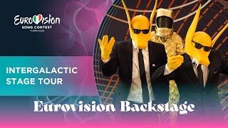 Eurovision Backstage  Day 6 Intergalactic Stage Tour  Eurovision News from Turin 2022 [upl. by Jesselyn436]