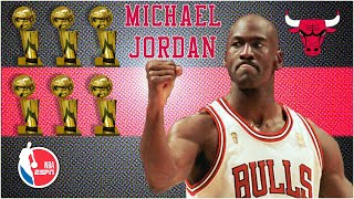 Michael Jordans legendary NBA Finals performances with the Bulls  NBA Highlights on ESPN [upl. by Porcia]