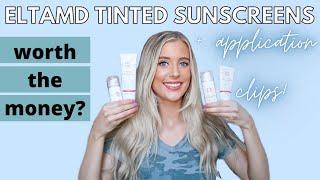 EltaMD Tinted Mineral Facial Sunscreen Review  Elta MD UV Daily UV Clear UV Physical UV Elements [upl. by Aisac]