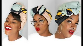 Turban Binden  TUTORIAL I Ashley Forsson [upl. by Ocihc]