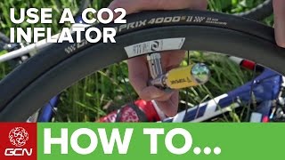 How To Use A CO2 Cartridge To Inflate A Bike Tyre [upl. by Mihe]