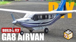 GA8 Airvan RC Plane  DIY Build and Fly [upl. by Yeslrahc]