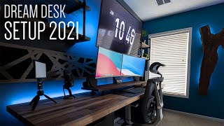 Ultimate Dream Desk Setup Build  8ft Desk  IKEA  Custom [upl. by Enitsirhk]