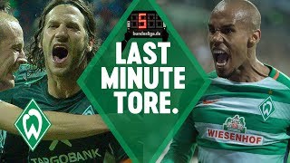 TOP 5 LastMinuteTore SV Werder Bremen Torsten Frings amp Zlatko Junuzovic [upl. by Slen]