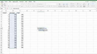 Calculating Correlation Coefficient Excel [upl. by Audry]