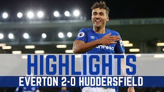 HIGHLIGHTS EVERTON 20 HUDDERSFIELD TOWN [upl. by Asaph832]