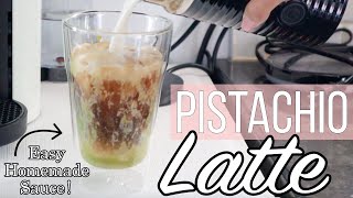 Pistachio Latte At Home  Easy Pistachio Sauce Recipe [upl. by Orips842]