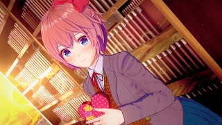 Sayoris Valentine Confession A DDLC Fan Mod [upl. by Hayyifas]