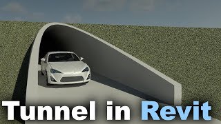 Tunnel in Revit Tutorial [upl. by Weinberg]