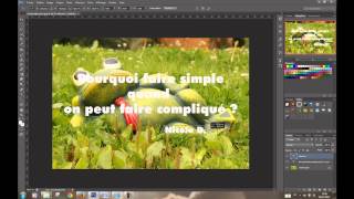 Comment inserer du texte dans une image sous Photoshop [upl. by Rainie]