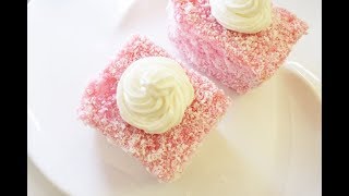 LAMINGTONS Recipe by Homeatery  Jelly Lamingtons [upl. by Hama]