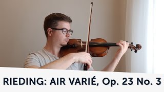 Rieding Air varié Op 23 No 3 [upl. by Lettig]