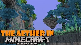 The Aether in Minecraft Bedrock Map Showcase [upl. by Tenney8]