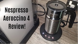 Nespresso Aeroccino 4 Milk Frother Review  Worth upgrading from the Aeroccino 3 [upl. by Paulie]