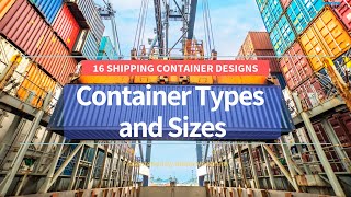 Different Types of Shipping Containers [upl. by Banks433]