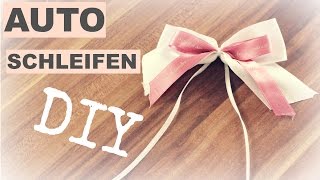 DIY Autoschleifen  Schleifen binden  Hochzeitsvorbereitung  brautTV [upl. by Nnaeirrac]