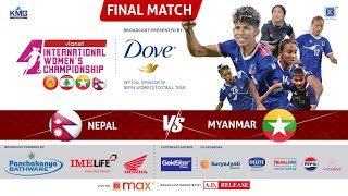 Nepal Vs Myanmar  Final Match  Vianet International Womens Championship  26 Feb 2025  LIVE [upl. by Ainatit943]