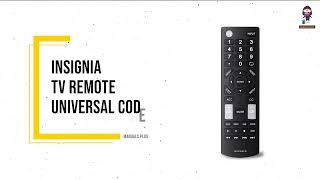 Insignia TV Remote Codes Universal Codes for Insignia TVs [upl. by Amathist]