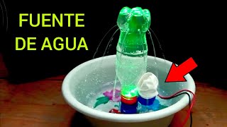 FUENTE DE AGUA CASERA muy Fácil de Hacer [upl. by Mabel]