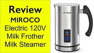 Review Miroco Milk Frother  How to make froth milk at home [upl. by Ayyidas268]