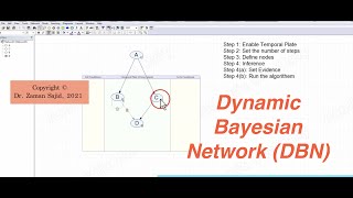 Dynamic Bayesian Network DBN in GeNIe software [upl. by Spiro297]