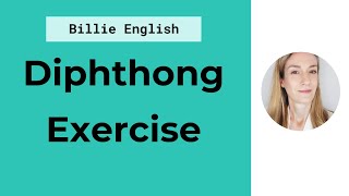 Diphthong Exercise  Double Vowel Sounds in English  English Pronunciation [upl. by Seely]