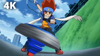 Beyblade Metal Fusion  OpeningTheme Song 4K 60FPS Remastered [upl. by Oicnerual583]