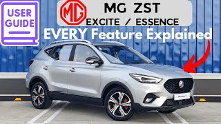 MG ZST Essence  Excite 13Turbo Complete User Guide  Full Handover Walkthrough 20242020 [upl. by Enirual]