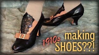 I Made Witchy Edwardian Shoes by Hand [upl. by Elsworth]