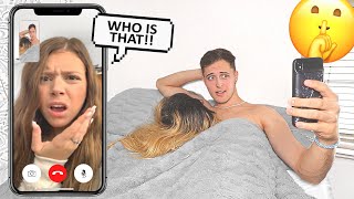 FACETIME CHEATING PRANK ON GIRLFRIEND [upl. by Lodovico774]