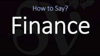 How to Pronounce Finance 3 WAYS British amp American English Pronunciation [upl. by Rudin]