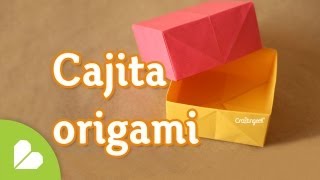 Como hacer Caja Origami BASICA y FACIL [upl. by Debi615]