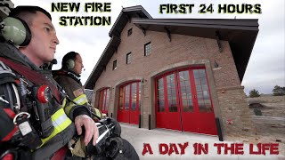 First 24 Hours in a New Fire Station  A Day in the Life [upl. by Teerpnam]