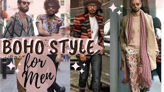 11 BOHEMIAN STYLE FOR MEN  BOHO OUTFITS  Style Guide 2020 [upl. by Asseneg]