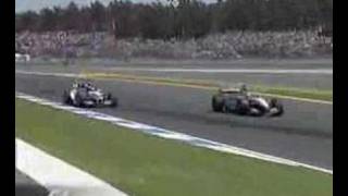 Kimi Raikkonen Vs JP Montoya [upl. by Trillbee]