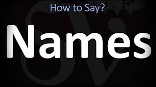 How to Pronounce Names CORRECTLY [upl. by Midas]