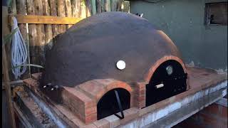 COMO CONSTRUIR UN HORNO DE BARRO LEÑA Y GAS  HOW TO BUILD A WOOD FIRED PIZZA OVEN [upl. by Froma]