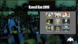 Kawaii Kon 2015 Ask an Anime Character  Audience Reactions [upl. by Desta]