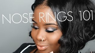 ♡ Nose Rings 101 Care  Jewelry [upl. by Darnall505]