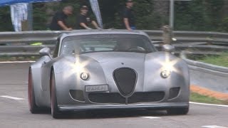 Wiesmann GT MF5 V10 562 HP at Hillclimb Gurnigel 2013 quotMADE BY DÄHLERquot [upl. by Holt]