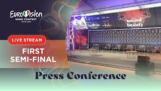 Eurovision Song Contest 2022  First SemiFinal Qualifiers  Press Conference [upl. by Shelagh]