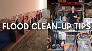 Flood Cleanup  5 Steps Including Mold Control [upl. by Weinert]