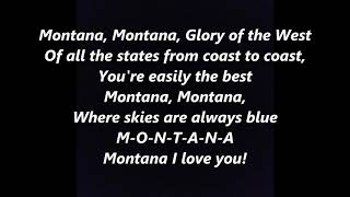 MONTANA Official STATE ANTHEM Song Lyrics Words Text trending sing along not Hannah Zappa [upl. by Tyree310]