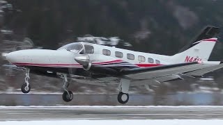 Cessna 441 Conquest II Takeoff [upl. by Lerrad]