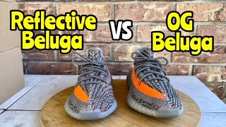 Yeezy 350v2 Beluga RF Comparison [upl. by Adelind]