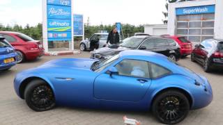 Startup and acceleration Wiesmann GT MF4 Coupé BMW V8 Lovely Sounds [upl. by Gniw174]